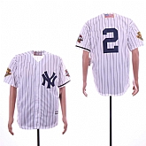 Yankees 2 Derek Jeter White 2000 World Series Cool Base Jersey Sguo,baseball caps,new era cap wholesale,wholesale hats